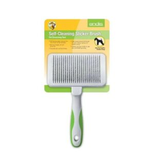 Andis Self Cleaning Slicker Brush Lime Green