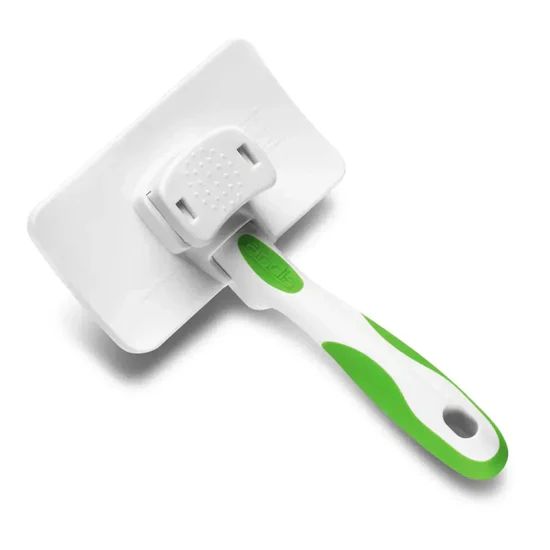 Andis Self-Cleaning Slicker Brush Lime Green 2 Andis Self-Cleaning Slicker Brush Lime Green - Image 2