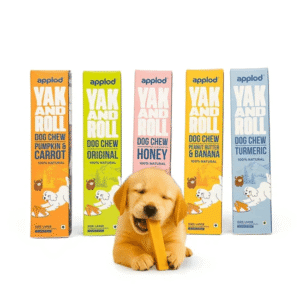 Applod Yak Roll Combo of 5 Flavors Chew for Dogs