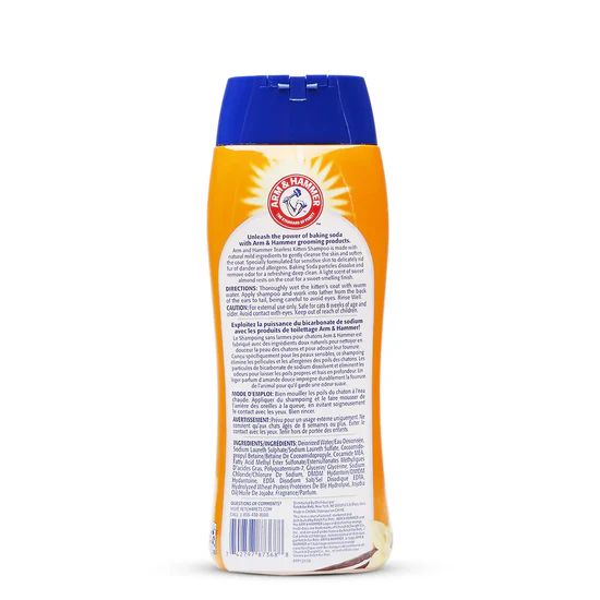 Arm & Hammer Tearless Kitten Shampoo - 591ml 2 Arm & Hammer Tearless Kitten Shampoo 591ml back