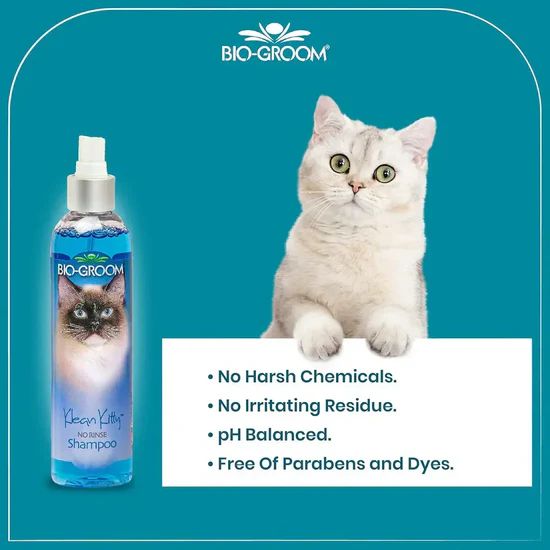 Bio-Groom Klean Kitty Waterless Cat Shampoo - 236 ml 4 Bio-Groom Klean Kitty Waterless Cat Shampoo - 236 ml - Image 4