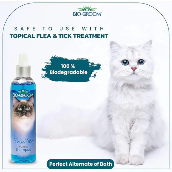 Bio-Groom Klean Kitty Waterless Cat Shampoo - 236 ml 6 Bio-Groom Klean Kitty Waterless Cat Shampoo - 236 ml - Image 6