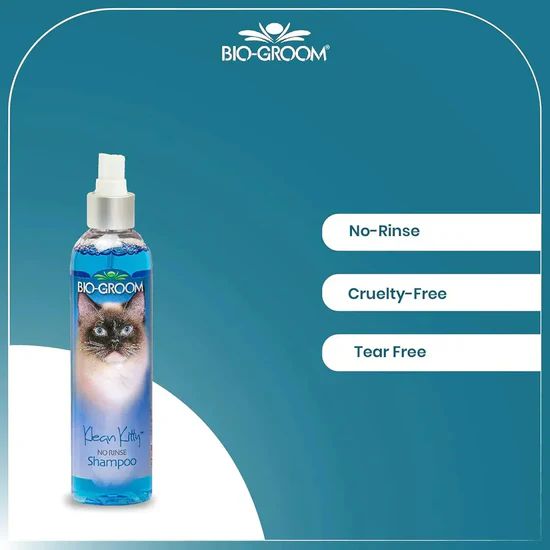 Bio-Groom Klean Kitty Waterless Cat Shampoo - 236 ml 5 Bio-Groom Klean Kitty Waterless Cat Shampoo - 236 ml - Image 5