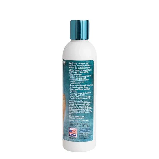 Bio-Groom Kuddly Kitty Tearless Kitten Shampoo - 236 ml 3 Bio Groom Kuddly Kitty Tearless Kitten Shampoo 236 ml back