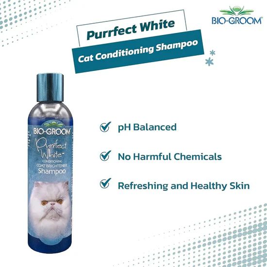 Bio-Groom Purrfect White Cat Conditioning Shampoo - 236 ml 4 Bio Groom Purrfect White Cat Conditioning Shampoo 236 ml features
