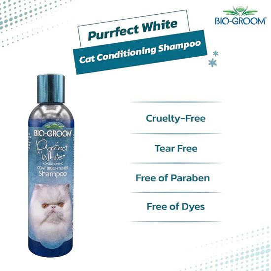Bio-Groom Purrfect White Cat Conditioning Shampoo - 236 ml 6 Bio Groom Purrfect White Cat Conditioning Shampoo 236 ml specifications