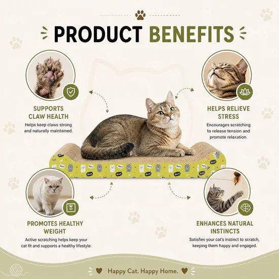 Catmos Kitty Couch Cat Scratcher 2 Catmos Kitty Couch Cat Scratcher - Image 2