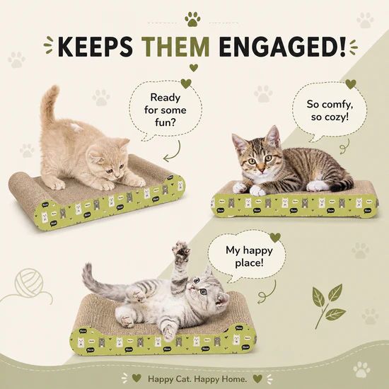 Catmos Kitty Couch Cat Scratcher 4 Catmos Kitty Couch Cat Scratcher - Image 4