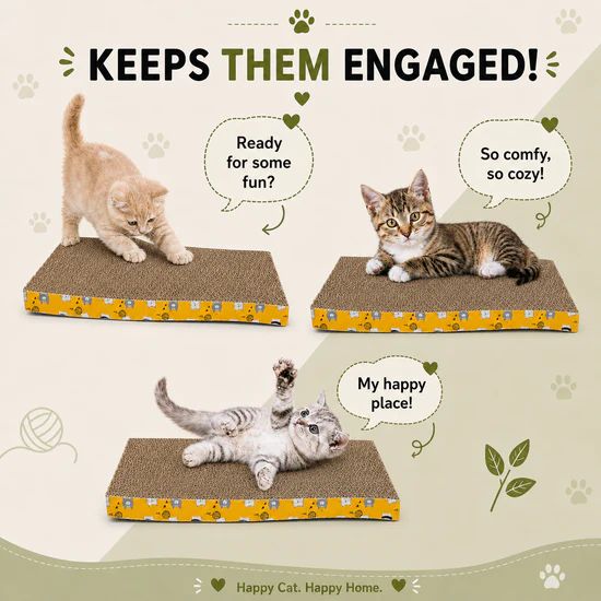 Catmos Kitty Slide Cat Scratcher 4 Catmos Kitty Slide Cat Scratcher - Image 4