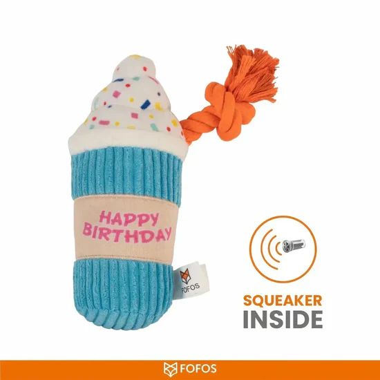 FOFOS Birthday Drink Dog Toy 2 FOFOS Birthday Drink Dog Toy - Image 2
