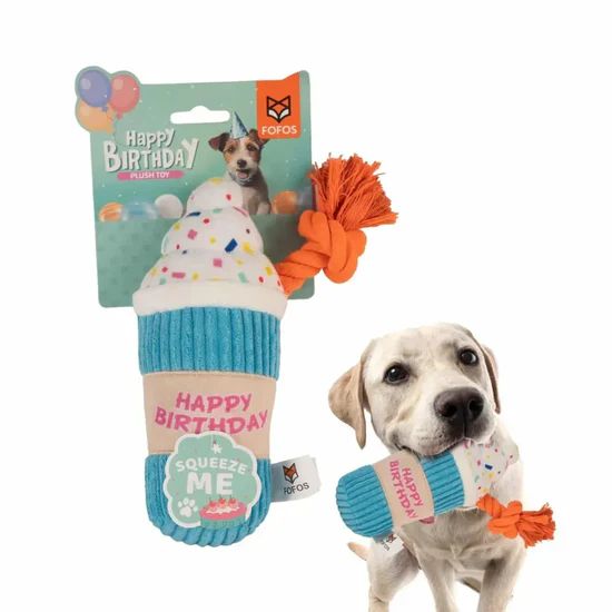 FOFOS Birthday Drink Dog Toy 1 FOFOS Birthday Drink Dog Toy