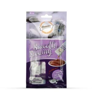 Gnawlers Smooth Creamy Salmon Flavour Cat Treat 4x15 g