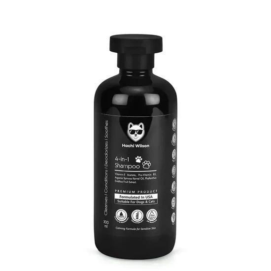 Hachi Wilson Premium 4 In 1 Dog Cat Shampoo