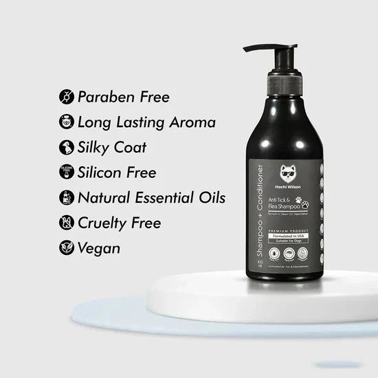 Hachi Wilson Premium Anti-Tick & Flea Dog & Cat Shampoo(USA Formulated, USFDA Approved) - 300g 3 Hachi Wilson Premium Anti-Tick & Flea Dog & Cat Shampoo(USA Formulated, USFDA Approved) - 300g - Image 3