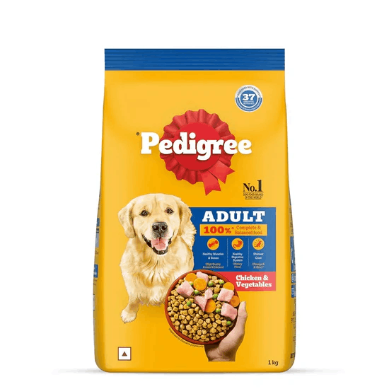 Pedigree Chicken Vegetables Dry Dog Food All Breed Adult