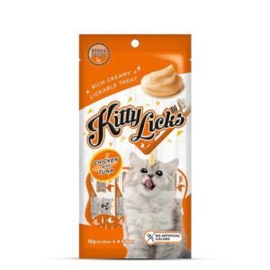 Rena Kitty Licks Chicken with Tuna Cat Treat 60g Tubes