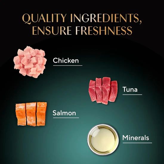 Sheba Duo Adult Crunchy Cat Treats - Tuna & Chicken, Salmon & Tuna, Chicken & Salmon - 135g 9 Sheba Duo Adult Crunchy Cat Treats - Tuna & Chicken, Salmon & Tuna, Chicken & Salmon - 135g - Image 9