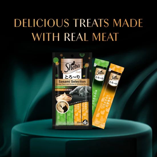 Sheba Melty Sasami Chicken Flavour Cat Meaty Treat - 48 gm 4 Sheba Melty Sasami Chicken Flavour Cat Meaty Treat - 48 gm - Image 4