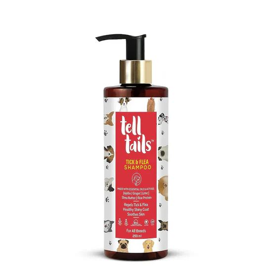 Tell Tails Tick Flea Dog Shampoo 250ml