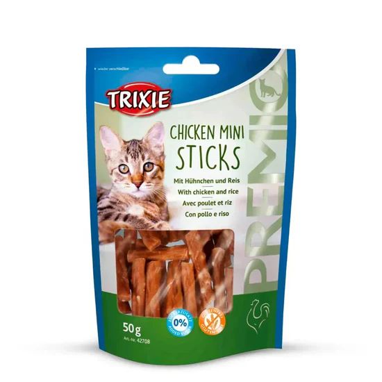 Trixie Premio Chicken Mini Sticks Cat Treat 50g