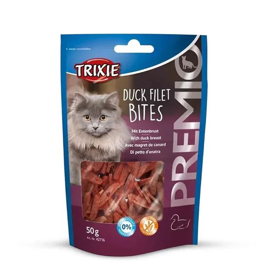 Trixie Premio Duck Filet Bites Cat Treat 50g
