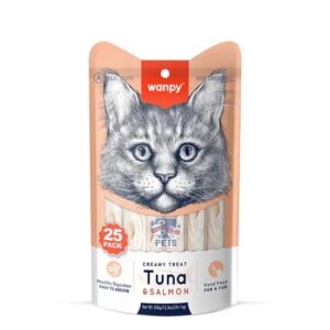 Wanpy Tuna Salmon Cat Creamy Treat 350g (25 x 14g)