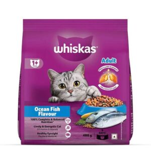 Whiskas Ocean Fish Flavour Dry Cat Food All Breed Adult 1 Year